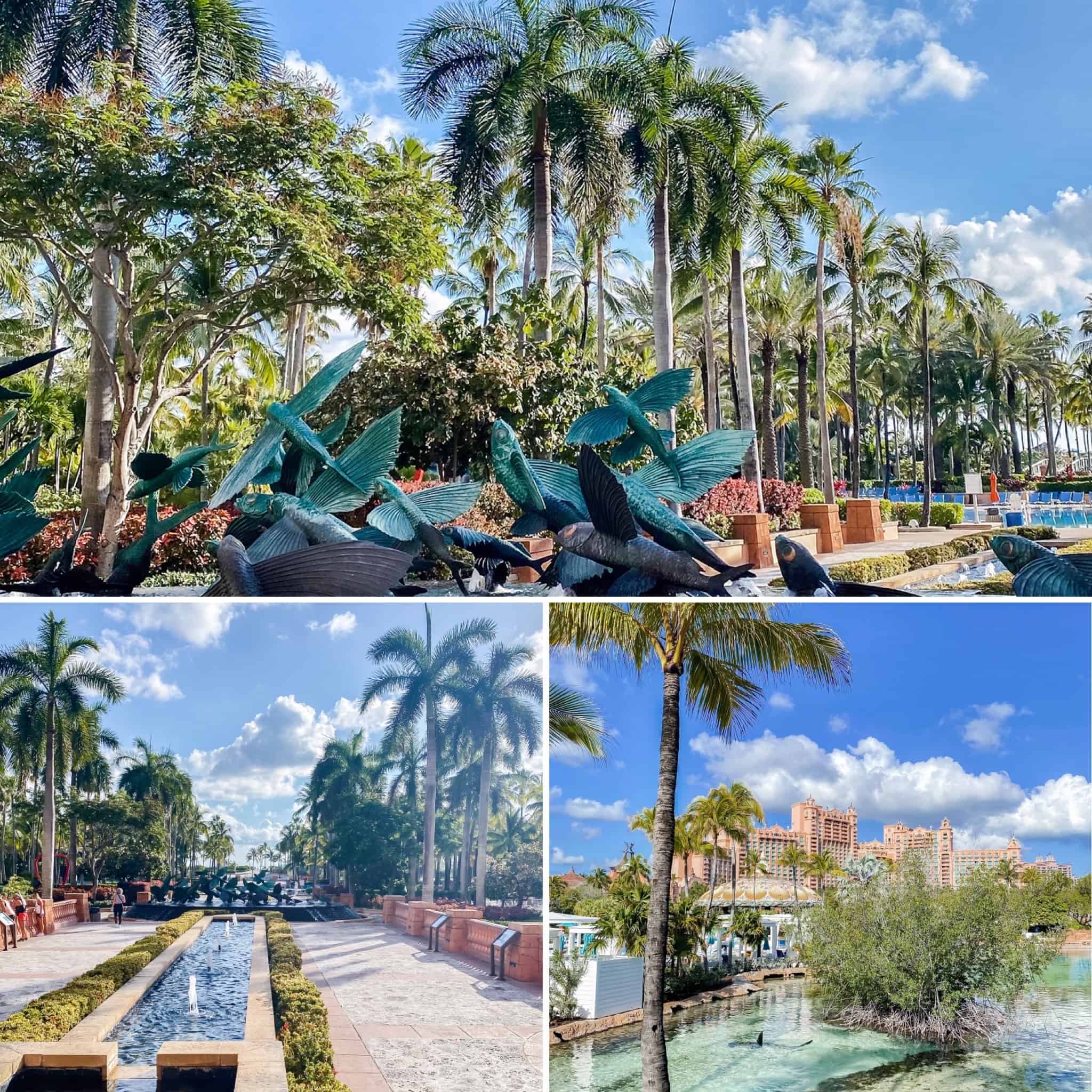 exterior shots at Atlantis Bahamas.