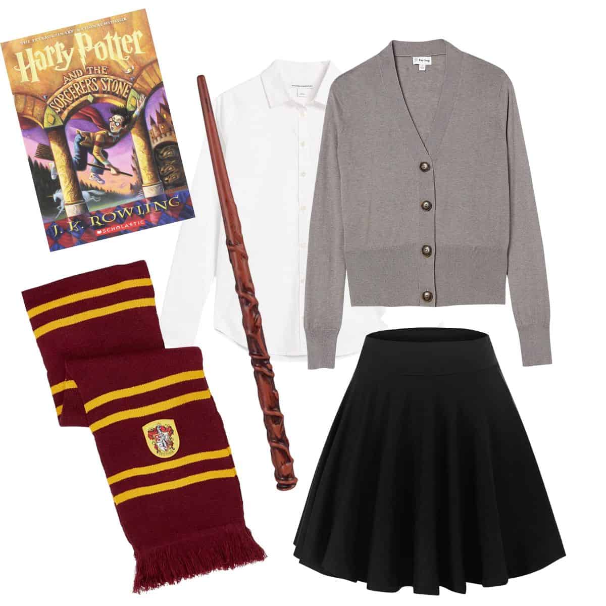 collage of Hermione Granger Halloween Costume for women