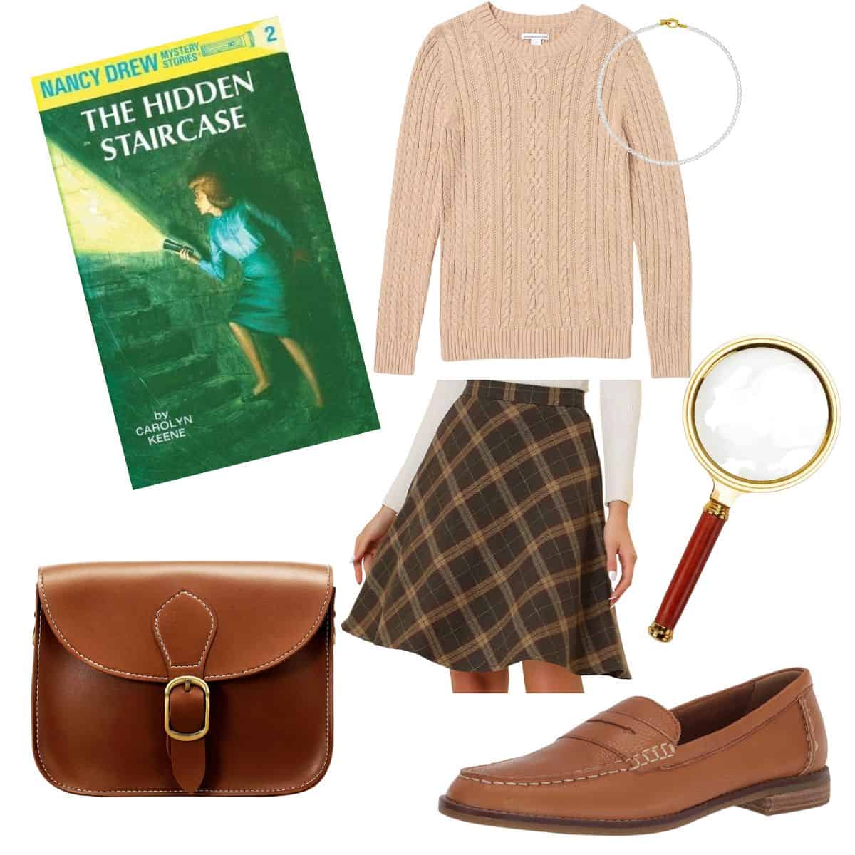 collage of nancy drew Halloween Costume ideas for women.