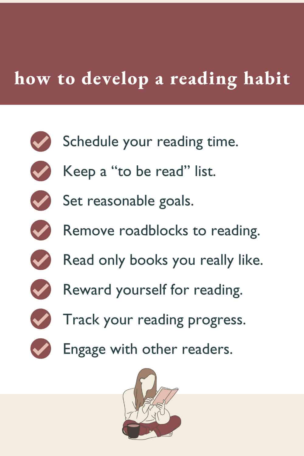 how to develop a reading habit