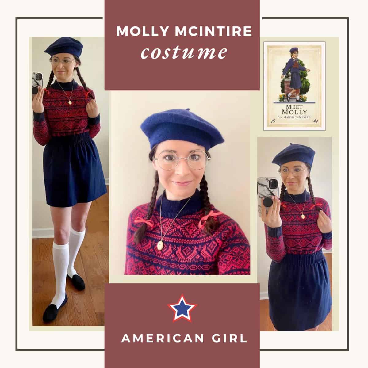 American girl molly sweater and skirt hotsell