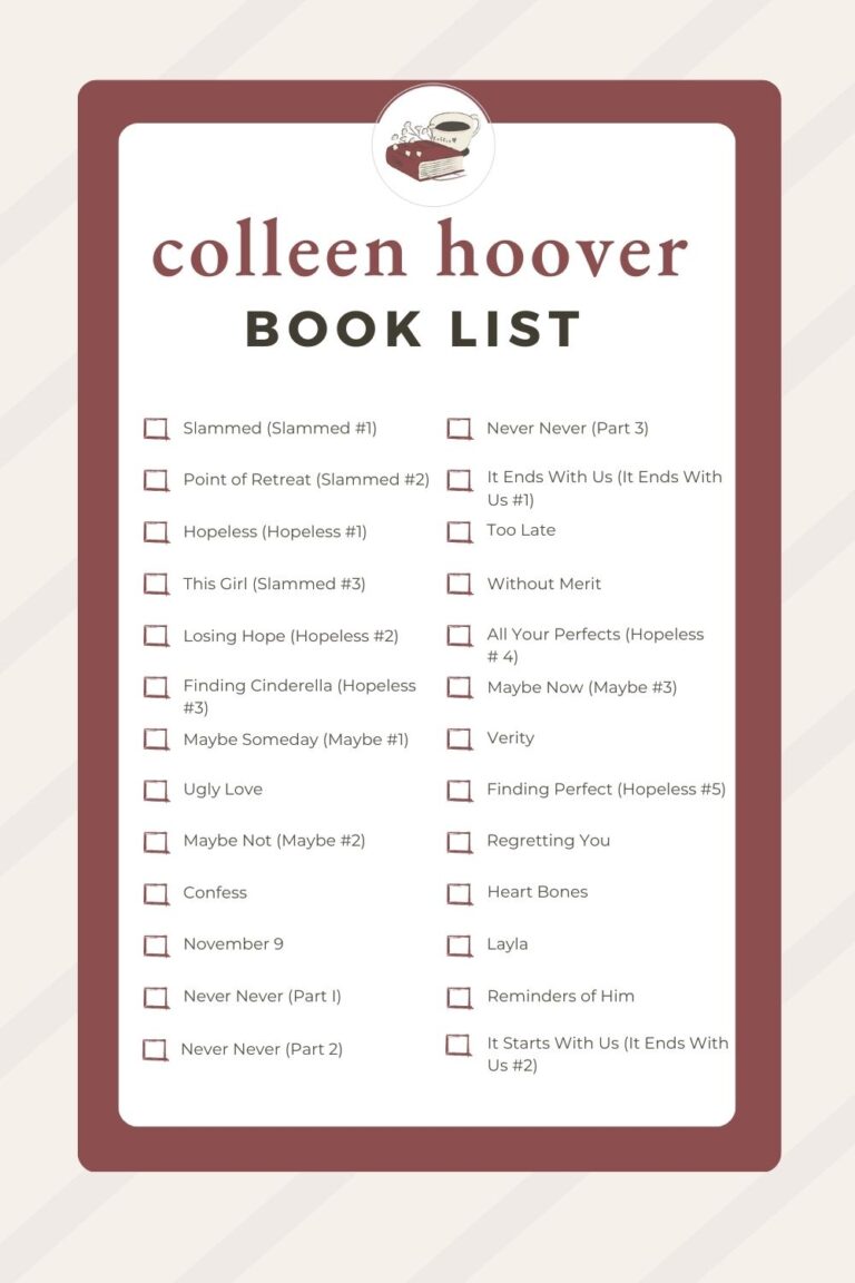 Complete Colleen Hoover Books In Order: Must-Read Guide For Fans