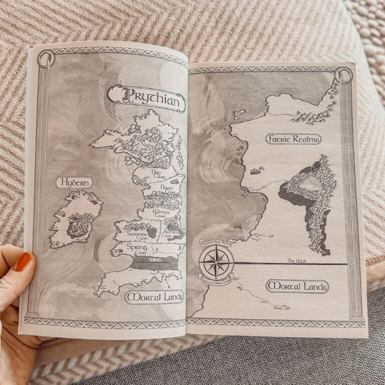 ACOTAR Map of Prythian Explained With Page Numbers (Book 1)