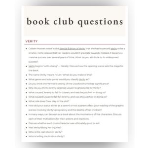 verity book club questions printable pdf.