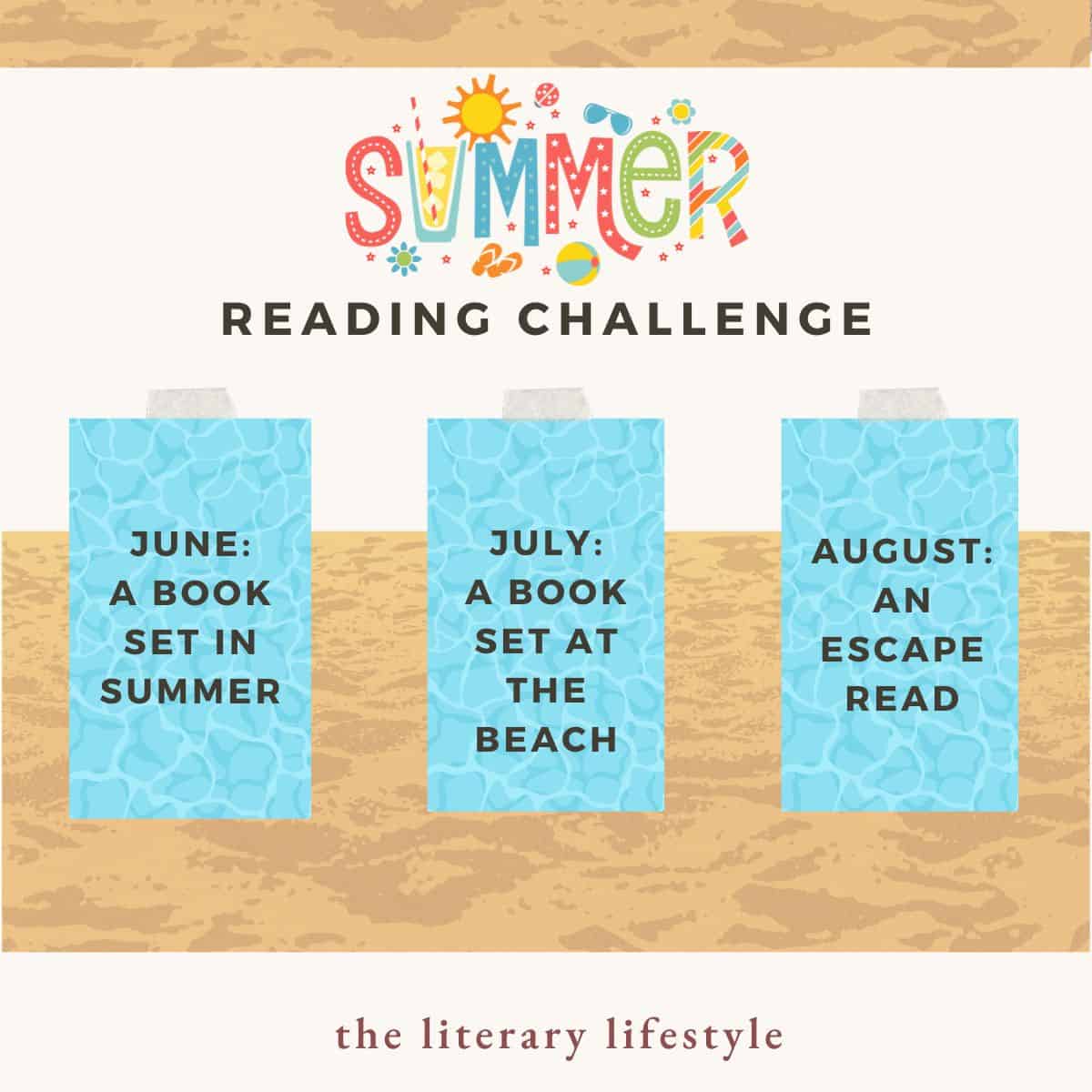 summer reading challenge infographic