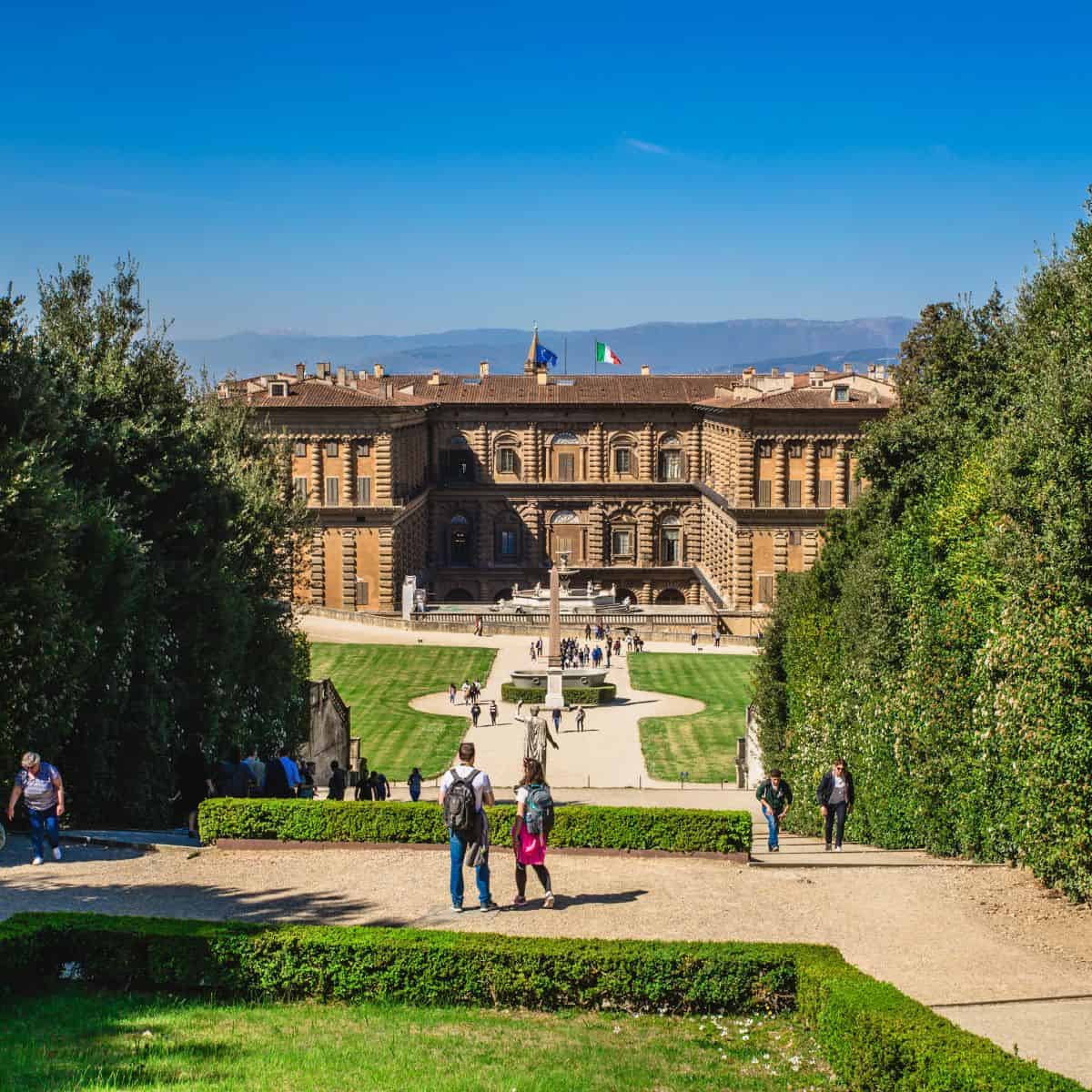 boboli gardens in Florence Italy.