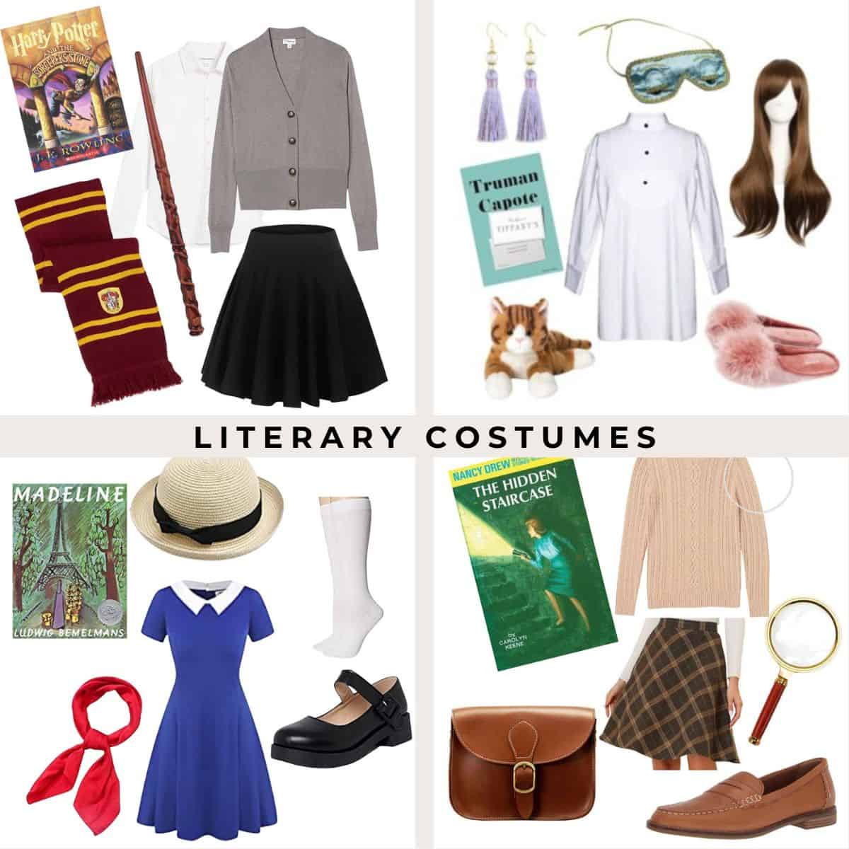 literary costumes.