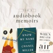 top 3 audiobook memoirs.