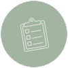 clipboard with list.