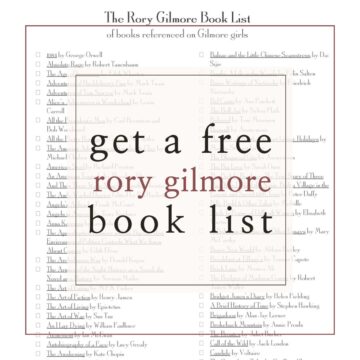 2025 Rory Gilmore Reading Challenge With Printable PDF Tracker