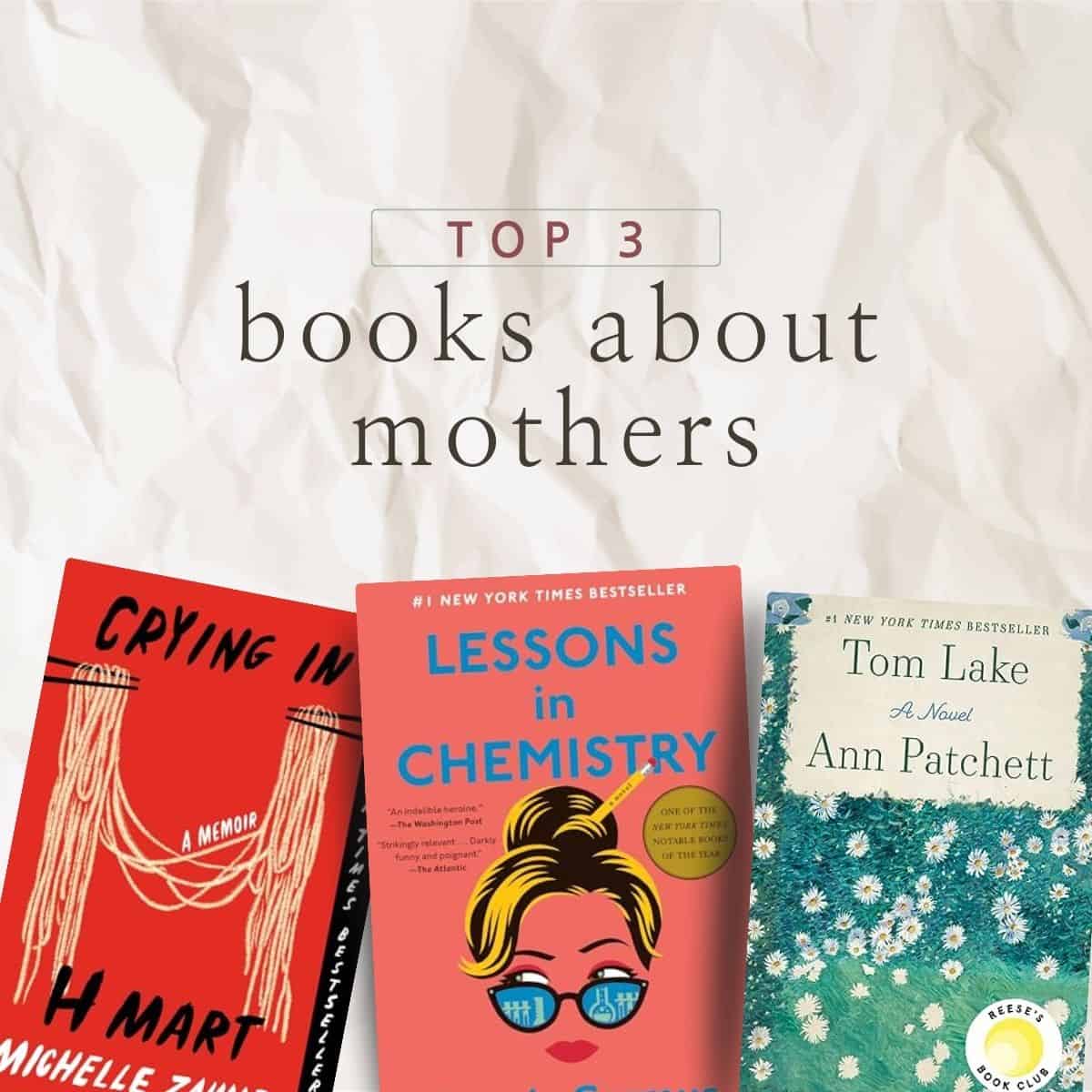 infographic of the best books about mothers.