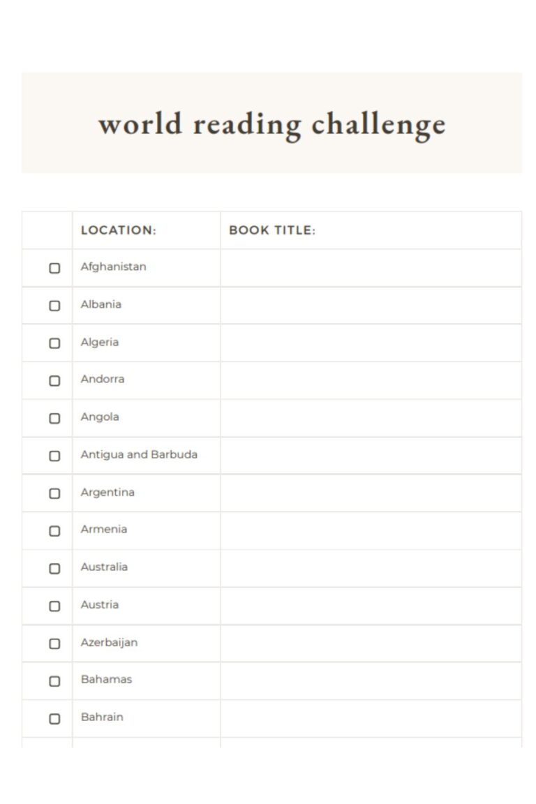 10 Reading Challenges for Adults 2025 (With Printable Trackers)
