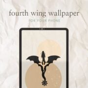 fourth wing wallpaper for your phone.