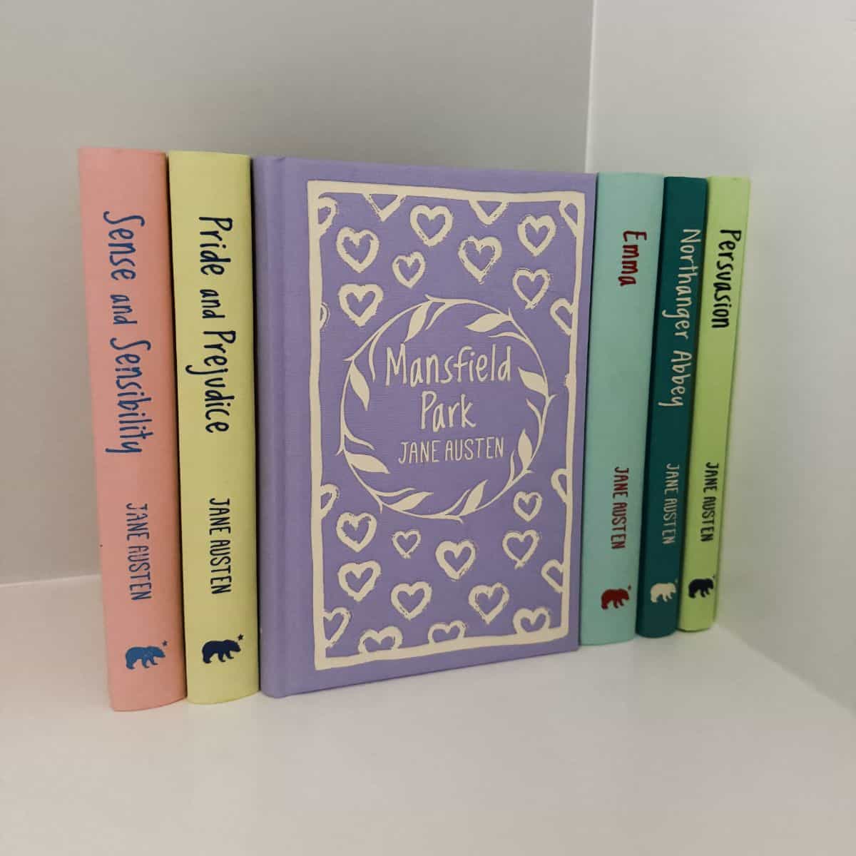 Mansfield park by Jane Austen with all her other books.