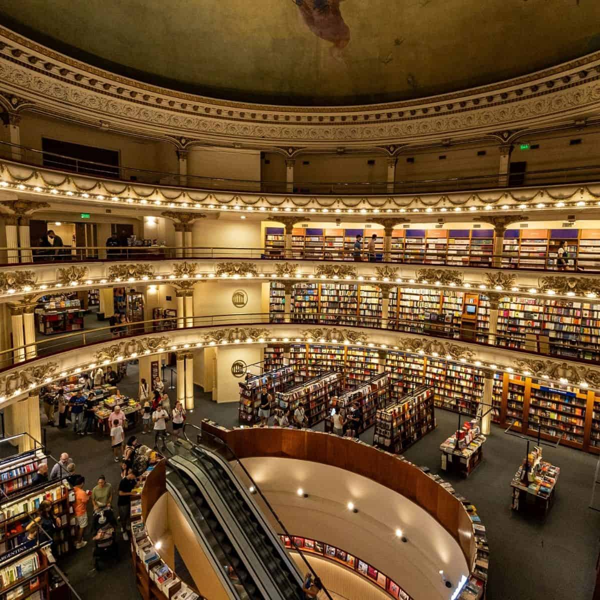 El Ateneo Grand Splendid bookstore in Buenos Aires, Argentina.
