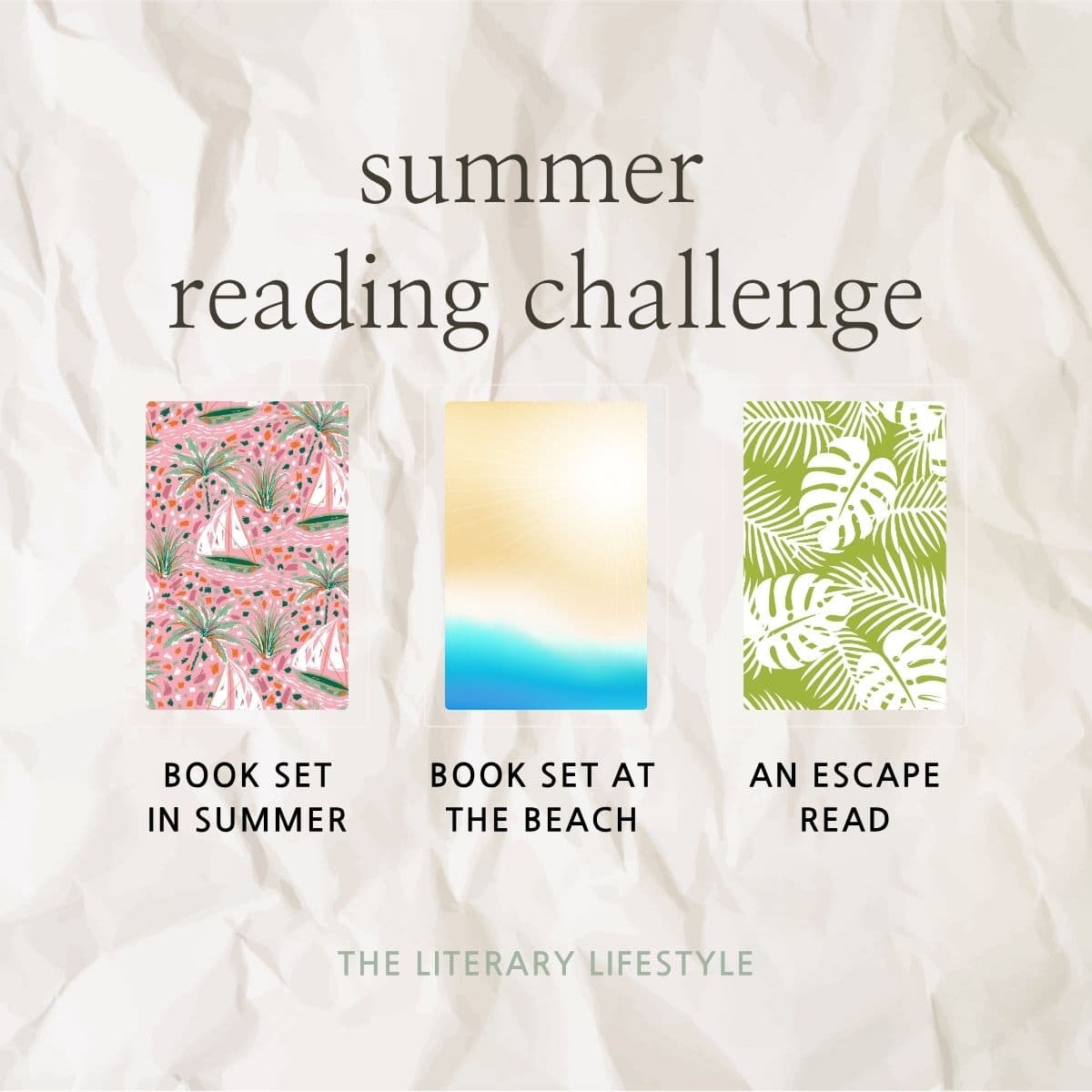 summer reading challenge instagram square template.