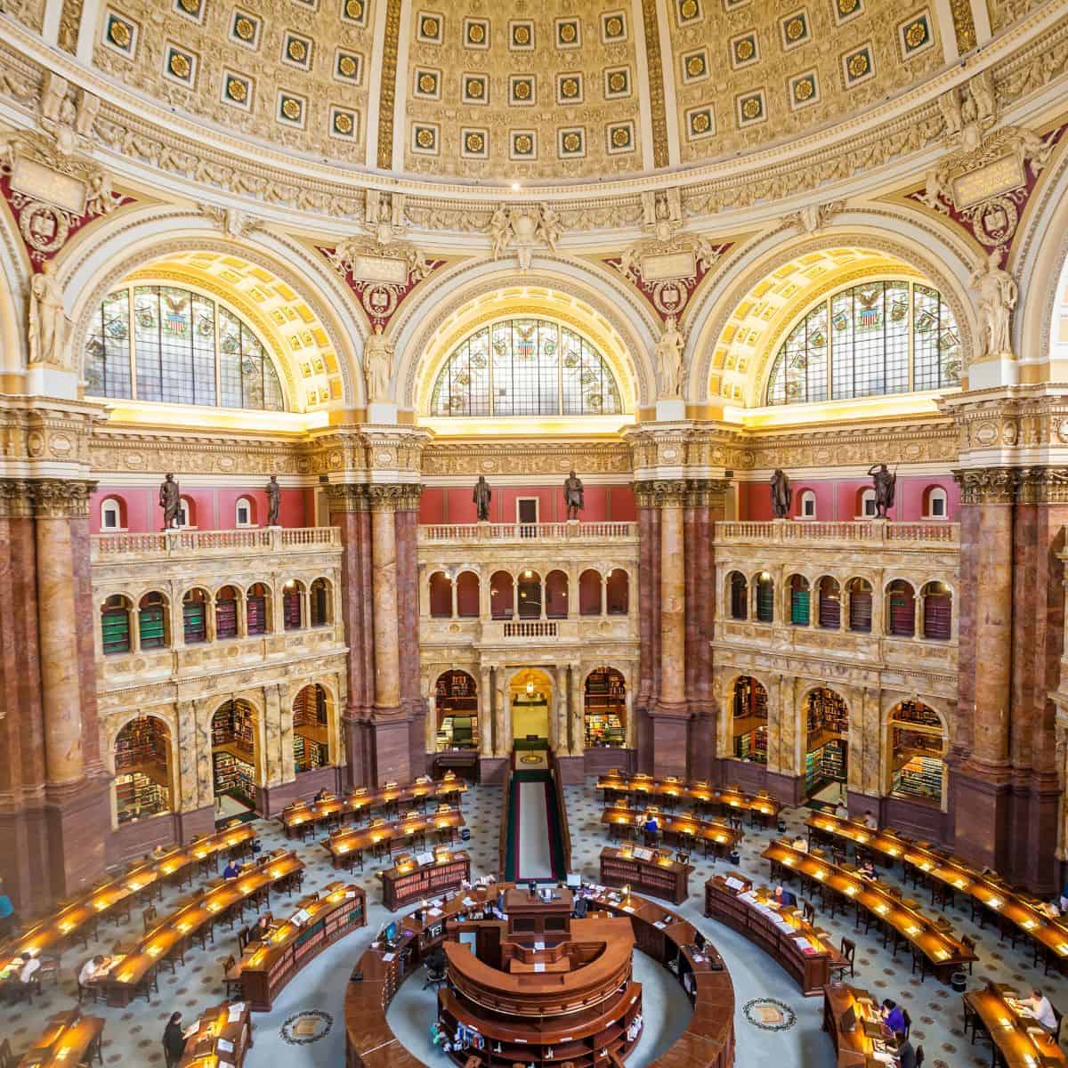 inside the library of congress.